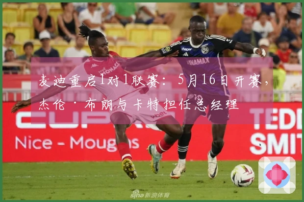麦迪重启1对1联赛：5月16日开赛，杰伦·布朗与卡特担任总经理